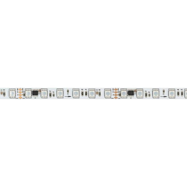 Светодиодная лента Arlight 16W/m 72LED/m 5060SMD разноцветный 5М DMX-B72-10mm 24V 037869