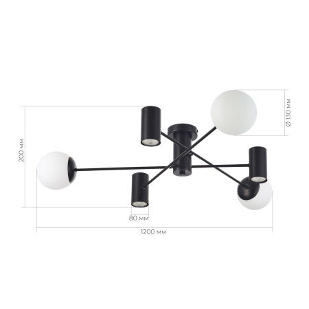 Потолочный светильник Evoluce RAITO SLE1105-402-06