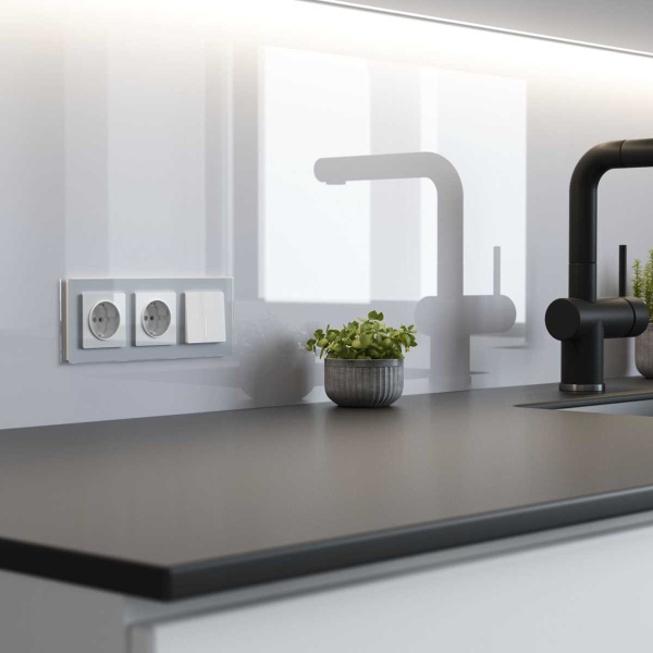 Выключатель одноклавишный с подсветкой Werkel W1110141 4690389197246