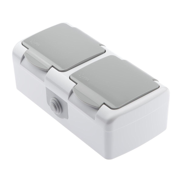 Розетка двойная ЭРА Intro Atlantic Schuko 2x2P+E 16A 250V с крышкой 5-204-03 Б0051061 Розетка двойная ЭРА Intro Atlantic Schuko 2x2P+E 16A 250V с крышкой 5-204-03 Б0051061