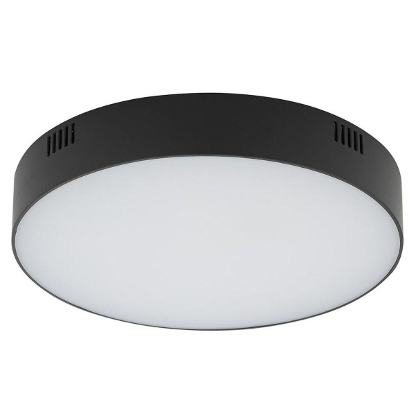 Потолочный cветильник Nowodvorski Lid Round Led Black 10417