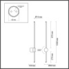 Настенный светильник Odeon Light Fillini Hightech 4335/18WLP