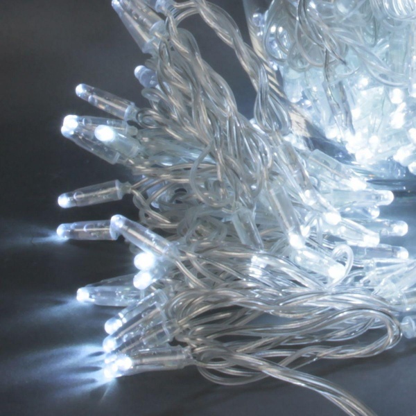 Уличная светодиодная гирлянда Sneha нить 230V белый постоянный A-047C WT