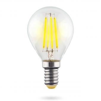 Лампа светодиодная E14 6W 2800К прозрачная VG10-G1E14warm6W-F 7021