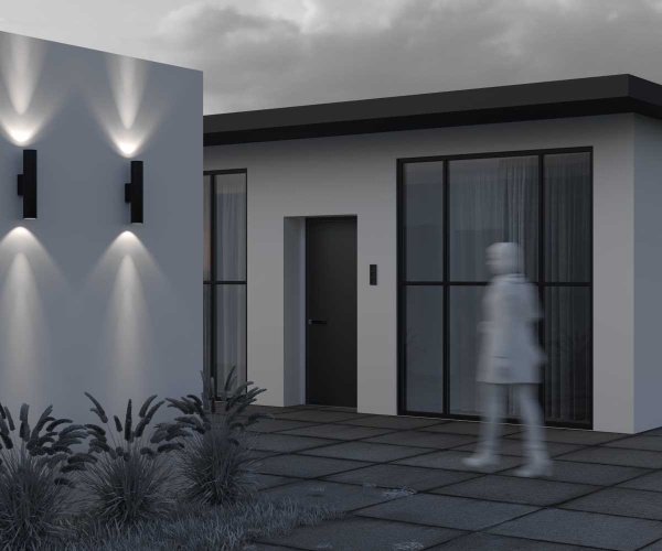 Уличный настенный светильник Maytoni Outdoor Shim O514WL-L30B3K1