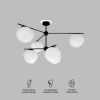 Потолочная люстра Eurosvet Marbella 60147/6 черный Smart