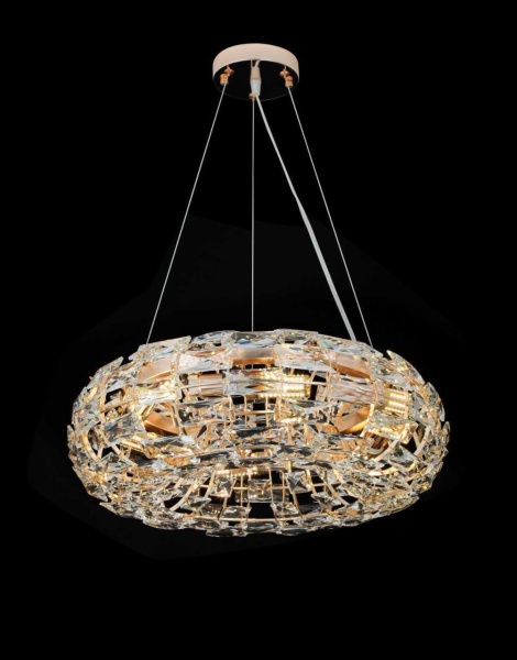 Люстра подвесная Alfa Light F4024-24 500mm SDG E14x6