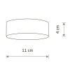 Потолочный cветильник Nowodvorski Lid Round Led Black 10415