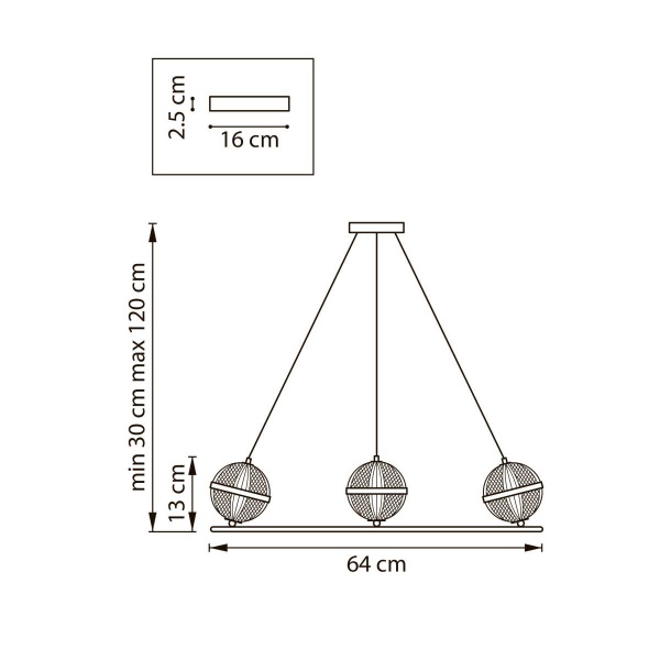 Люстра подвесная Acrile G9 Lightstar 737063