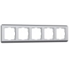 Рамка на 5 постов Werkel Stream серебряный W0052106 4690389172755