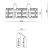 Бра Vele Luce Shield VL6385W02 Бра Vele Luce Shield VL6385W02