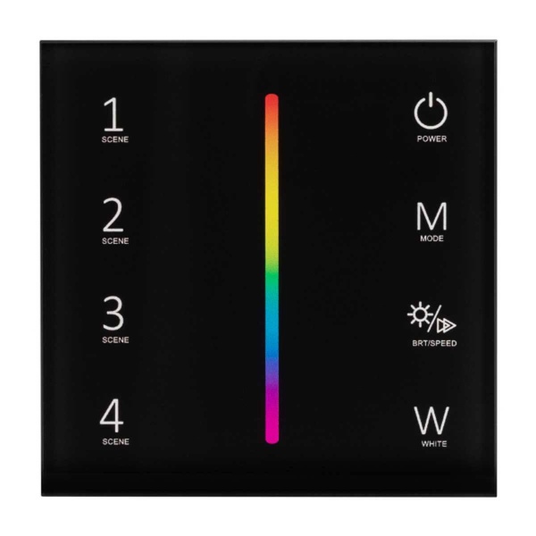Панель управления Arlight Smart-P22-RGBW-G-IN Black 033766 Панель управления Arlight Smart-P22-RGBW-G-IN Black 033766