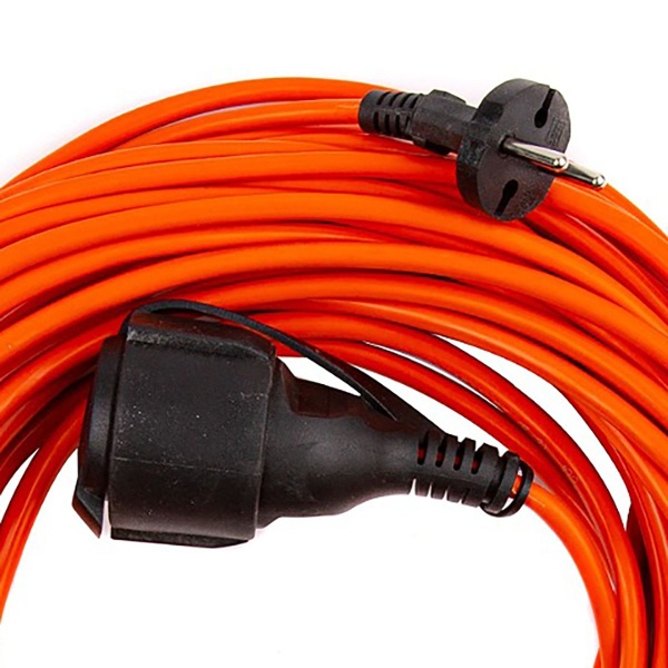 Удлинитель-шнур 1-местный ПВС б/з 2*1,5мм2, IP54, 50м, 16А Standart STD08-21-50 50342