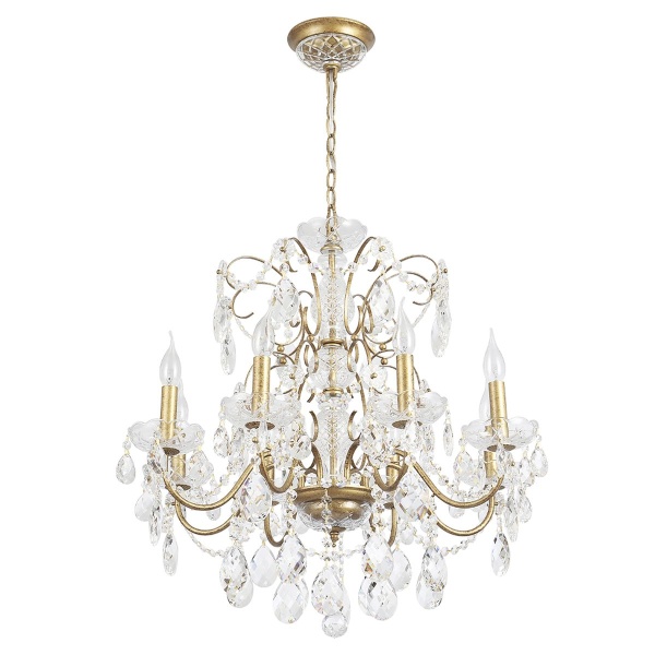 Подвесная люстра Crystal Lux Odelis SP8 Gold
