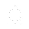 Настенный светильник Nowodvorski Ring Led M Black 7635