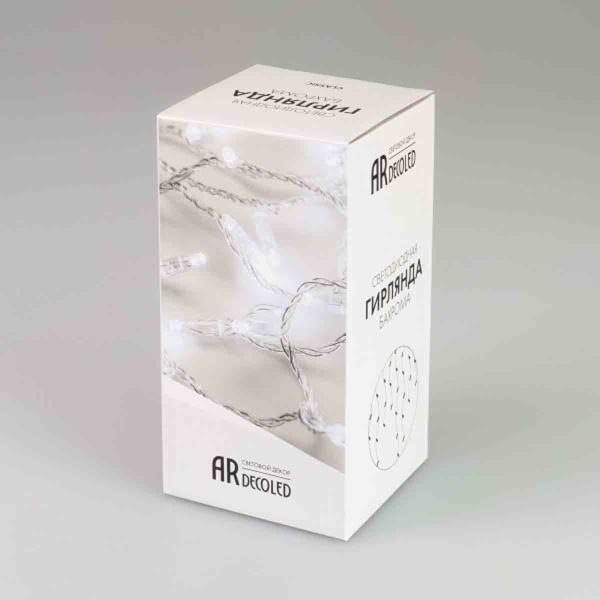 Светодиодная гирлянда Ardecoled ARD-EDGE-CLASSIC-2400x600-WHITE-88LED-MILK-STD Warm 034105
