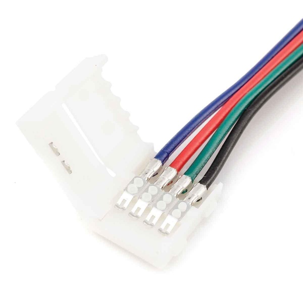 Коннектор для RGB светодиодной ленты 5050 Apeyron 12/24V (2 шт.) 09-12 Коннектор для RGB светодиодной ленты 5050 Apeyron 12/24V (2 шт.) 09-12