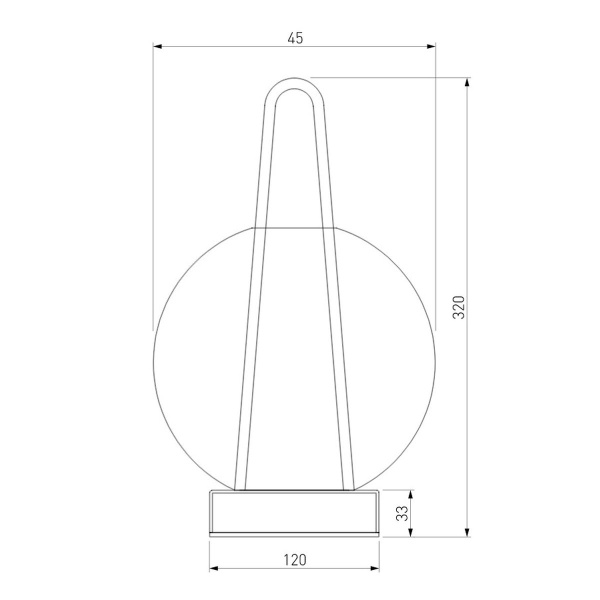 Настольная лампа Eurosvet Frasco 80507/1 латунь