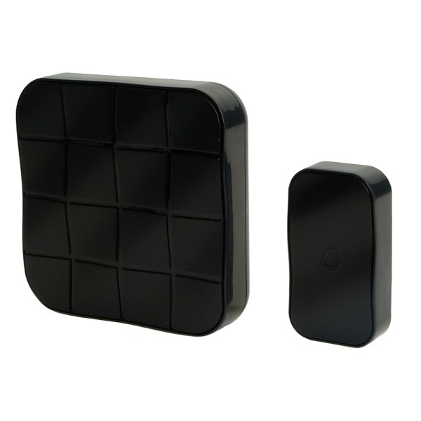 Звонок дверной беспроводной Feron E-378 Электрический 10 мелодий чёрный с питанием от батареек 51431 Звонок дверной беспроводной Feron E-378 Электрический 10 мелодий чёрный с питанием от батареек 51431