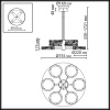 Подвесная люстра Odeon Light Riviera L-Vision 5450/99LA