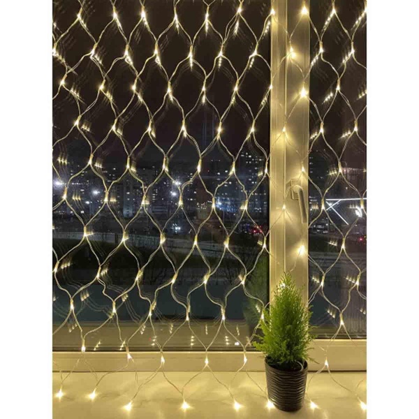 Светодиодная гирлянда ЭРА сеть 24V теплый белый ENOS-01B Б0041909