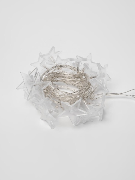 Светодиодная гирлянда Uniel звездочки 220V белый ULD-S0280-020/DTA White IP20 STARS 07920