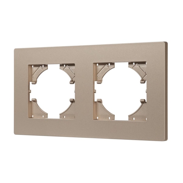 Рамка пластиковая FRM-PERIO-PL-2-GD Arlight 049753