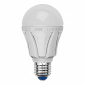 Лампа светодиодная (UL-00001524) E27 10W 3000K матовая LED-A60 10W/WW/E27/FR PLP01WH
