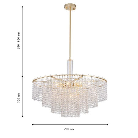 Подвесная люстра Favourite Fringe 4762-9P