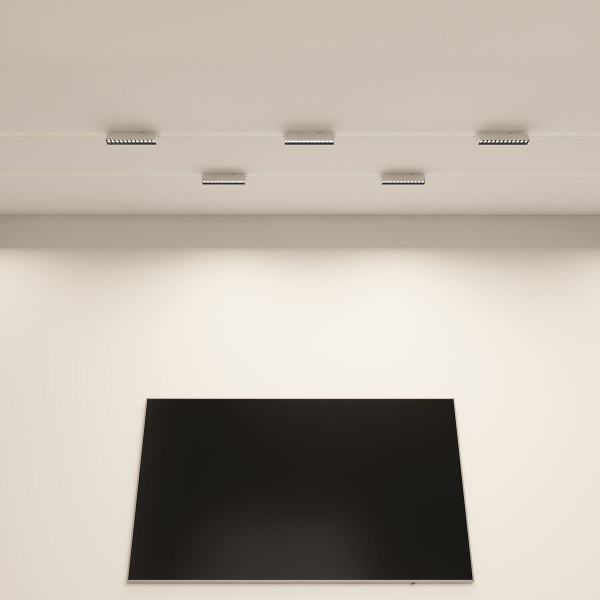 Трековый светодиодный светильник Denkirs Smart Grill DK8006-WB Трековый светодиодный светильник Denkirs Smart Grill DK8006-WB