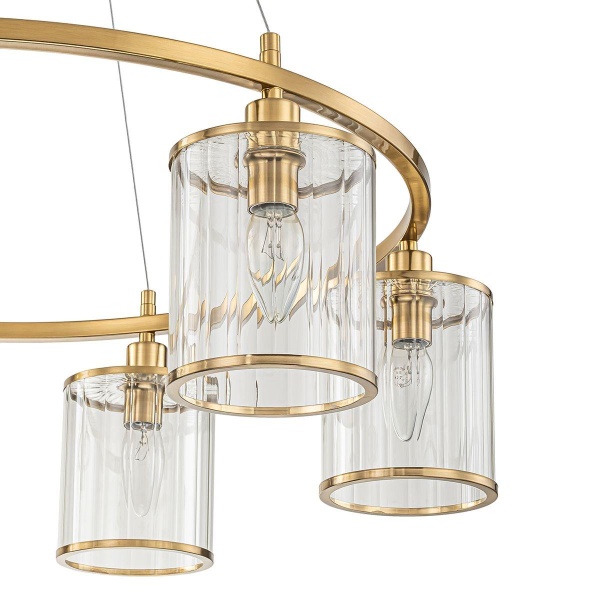 Подвесная люстра Indigo Dante 13022/6P Brass V000405