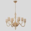 Подвесная люстра Crystal Lux SILVESTRO SP8 AMBER