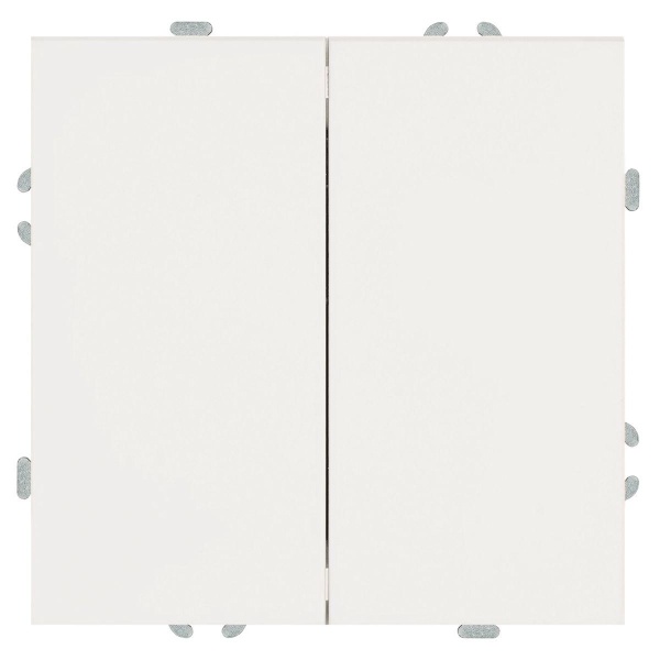 Переключатель перекрестный 2-клавишный (механизм), Stekker, 250В, 10А Эмили, RSW10-5111-01, белый фарфор, soft touch 50162