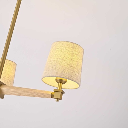 Подвесная люстра Imperium Loft Jorgenson D70 Beige/Light Wood 203577-26
