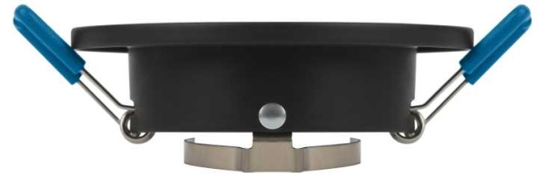 Светильник встраиваемый алюминиевый ЭРА KL107 BK/GD под лампу MR16 GU5.3 черный/золото Б0061097