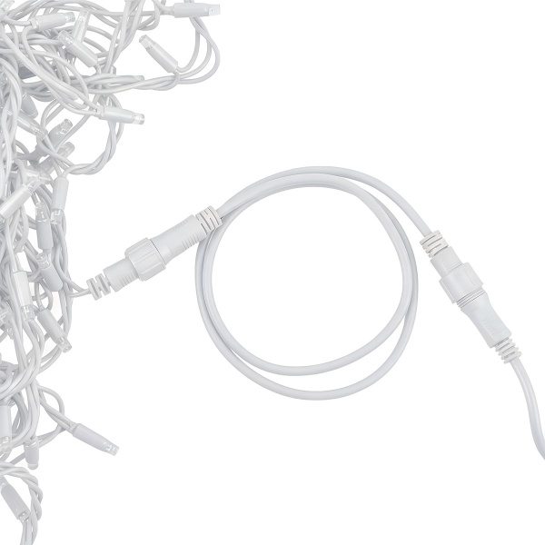 Удлинитель для гирлянд Uniel UCX-F90 E/1M/WH UL-00013222