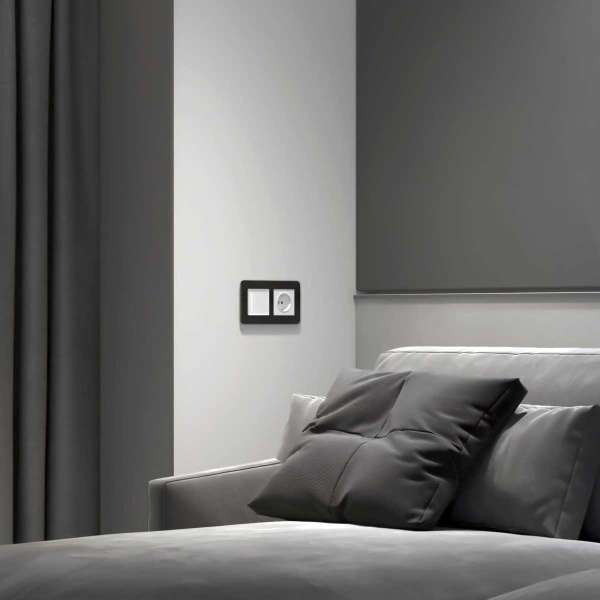 Выключатель Werkel сенсорный одноклавишный с подсветкой белый W4512001 4690389197932