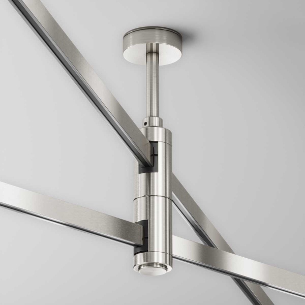 Крепление потолочное двойное Short 78мм Maytoni Technical TRA156C-D1-PT