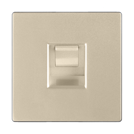 Розетка Werkel Ethernet RJ-45 шампань W1181011 4690389157479