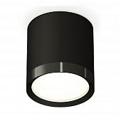 Комплект накладного светильника Ambrella light XS8142002 SBK/PBK черный песок/черный полированный GX53 (C8142, N8113)