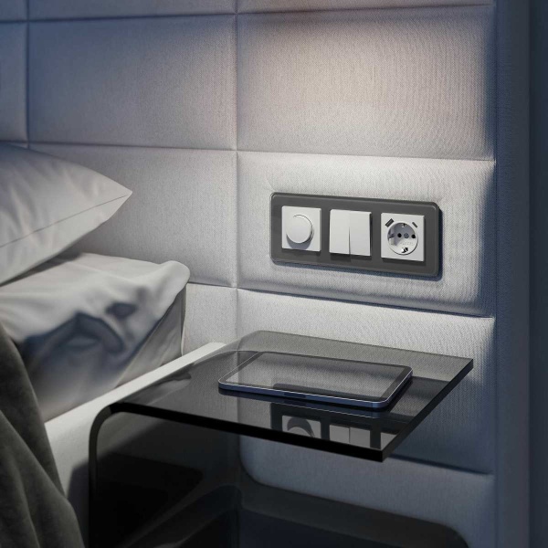 Розетка с быстрой зарядкой USB Type A+С белая W1171701 4690389176418