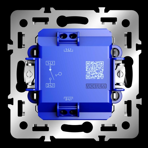Механизм выключателя одноклавишного 10А S70 Voltum VLS0101M