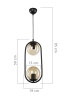 Подвесной светильник Toplight Kerrie TL1609H-02BK