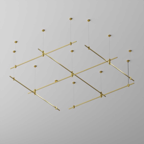 Шинопровод Maytoni Technical Flarity латунь 2м TRX154-112BS