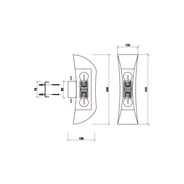 Бра Vele Luce Hellion VL5703W02