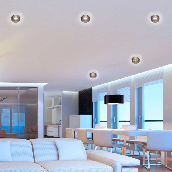 Светильник встраиваемый декоративный ЭРА DK109 WH/GR под лампу MR16 GU5.3 белый/серый Б0058414