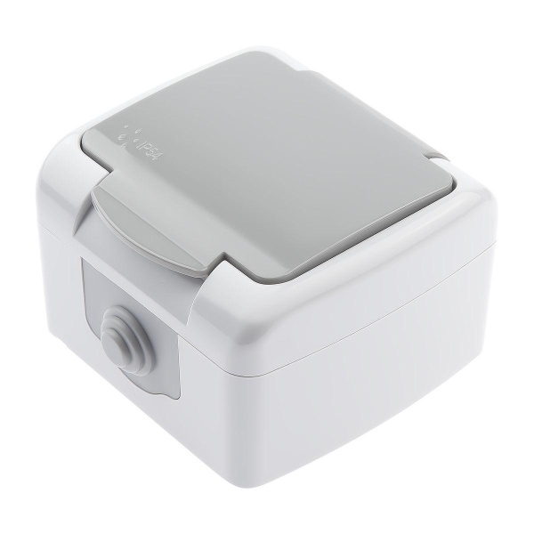 Розетка ЭРА Intro Atlantic Schuko 2P+E 16A 250V со шторками с крышкой 5-202-03 Б0050946 Розетка ЭРА Intro Atlantic Schuko 2P+E 16A 250V со шторками с крышкой 5-202-03 Б0050946