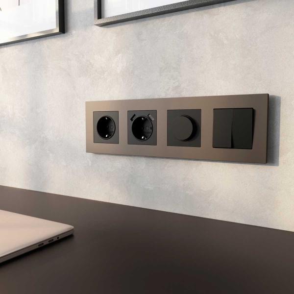 Диммер N Werkel черный матовый W1142008 4690389212901