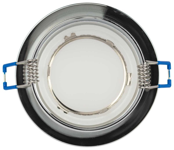 Светильник встраиваемый декоративный ЭРА DK99 CH под лампу MR16 GU5.3 хром Б0058394