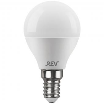 Лампа светодиодная REV G45 Е14 9W 2700K теплый свет шар 32406 5